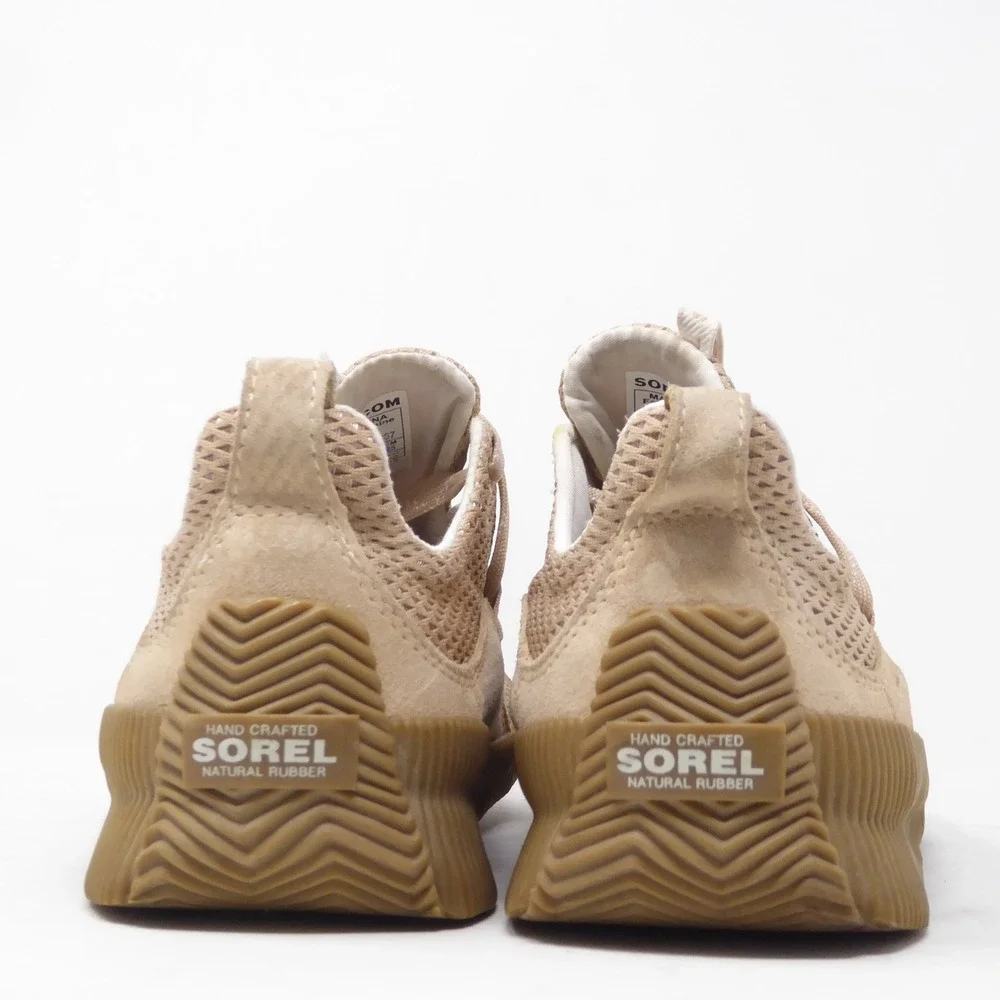 Sorel Womens Out N About Plus Sneaker Tan Waterproof Mesh Suede 8